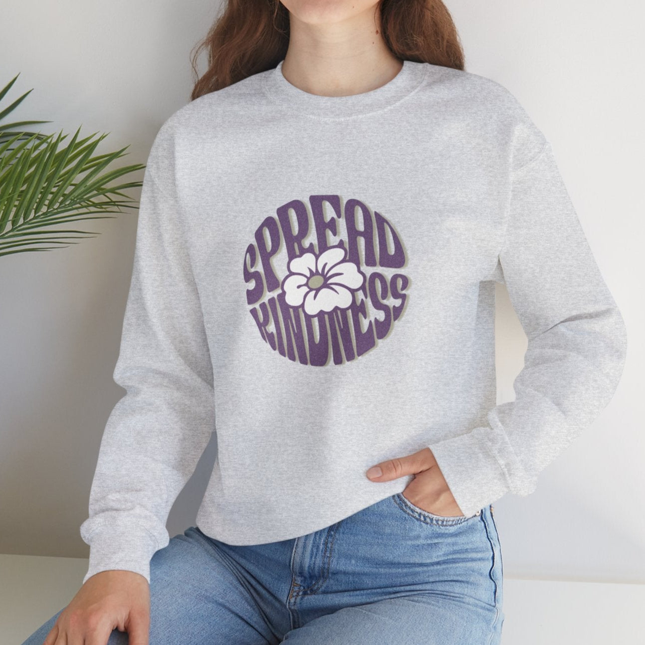 Spread Kindness Sweatshirt -Grey