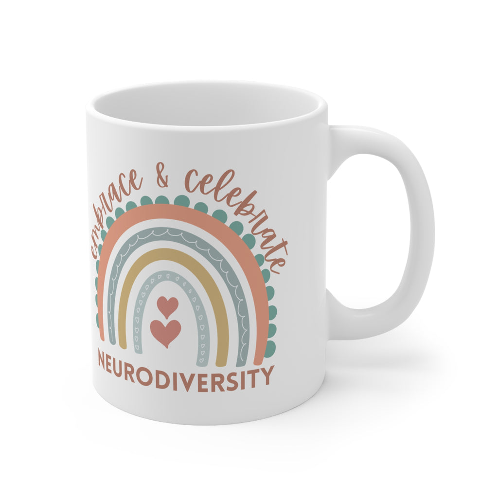 Embrace & Celebrate Neurodiversity Mug