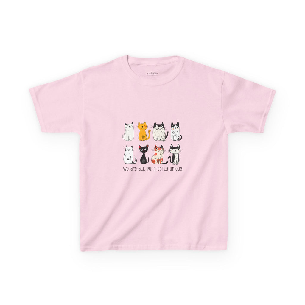 We are all purrfectly unique Kids T-Shirt