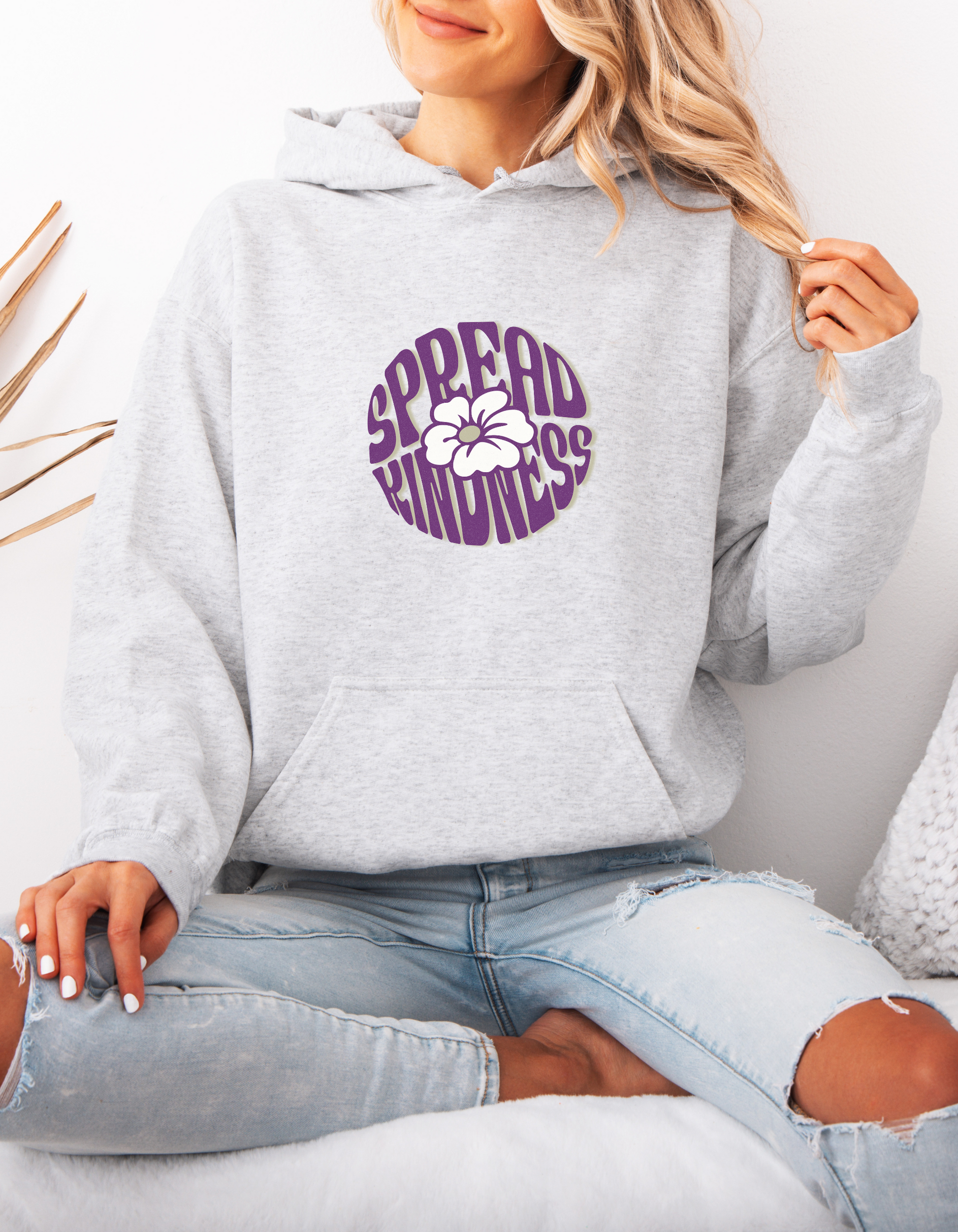 Spread Kindness Hoodie - Grey