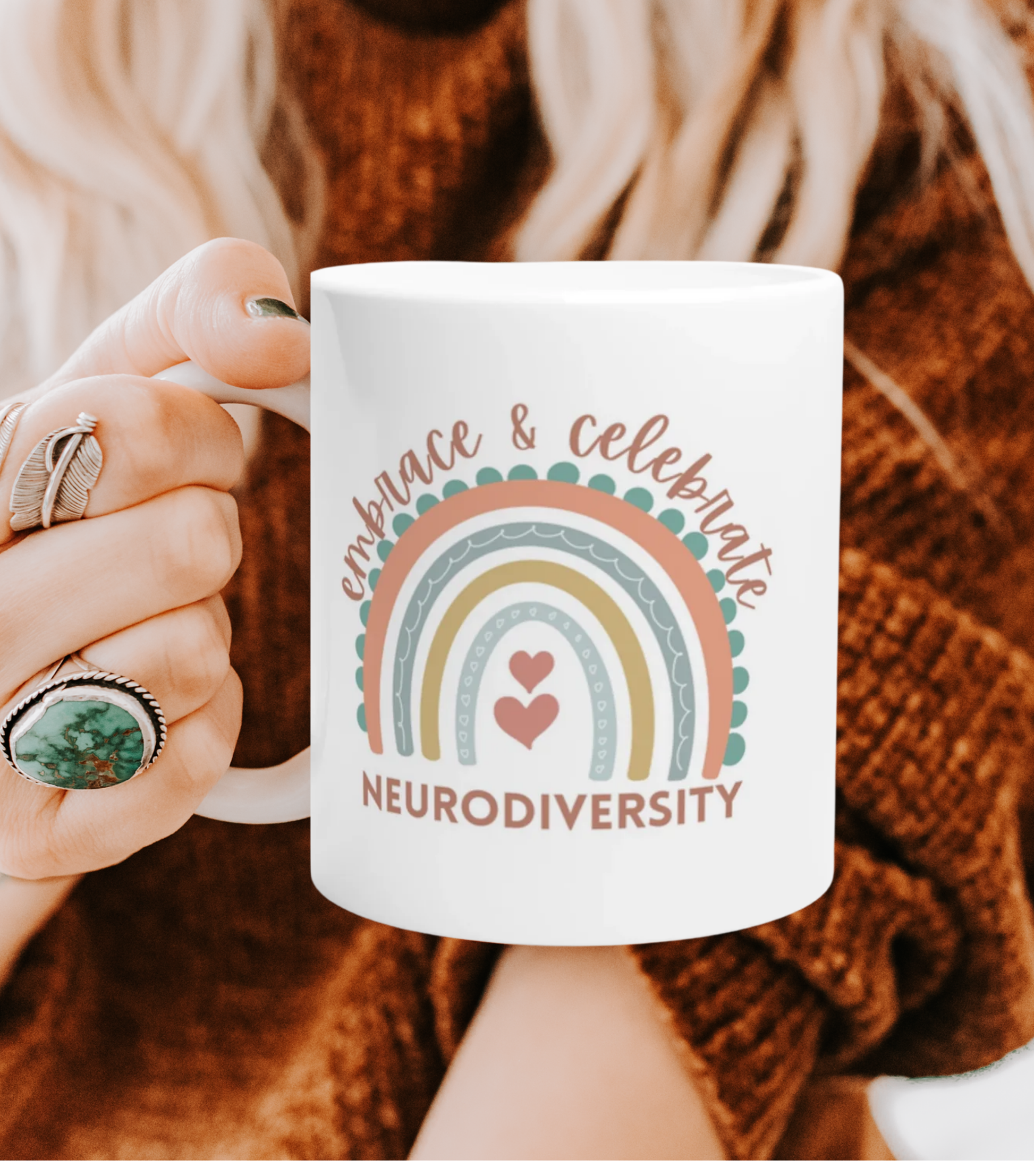 Embrace & Celebrate Neurodiversity Mug