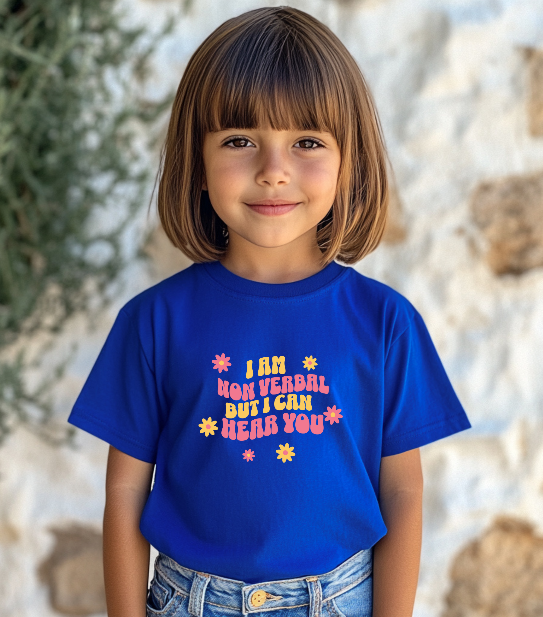 I am nonverbal but I can hear you Kids T-Shirt
