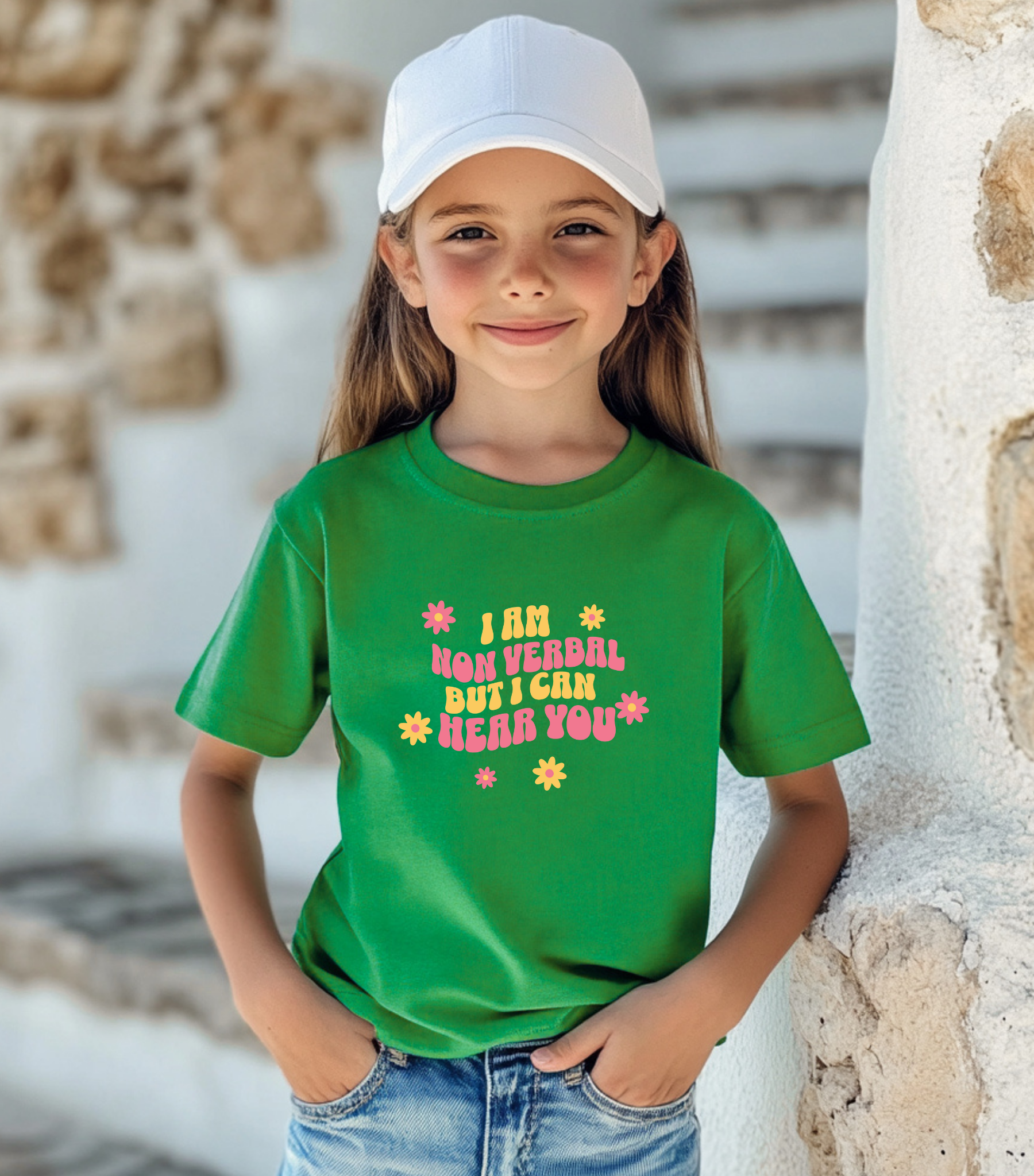 I am nonverbal but I can hear you Kids T-Shirt