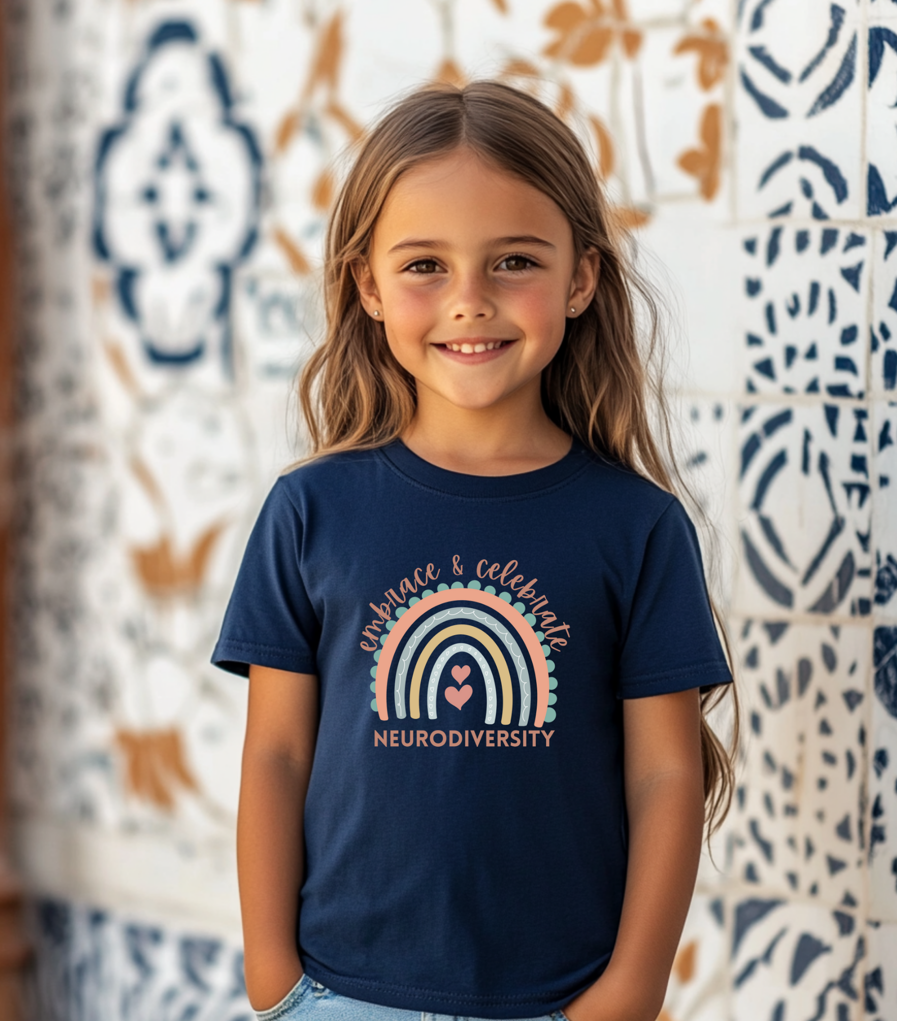 Embrace & Celebrate Neurodiversity Kids T-Shirt