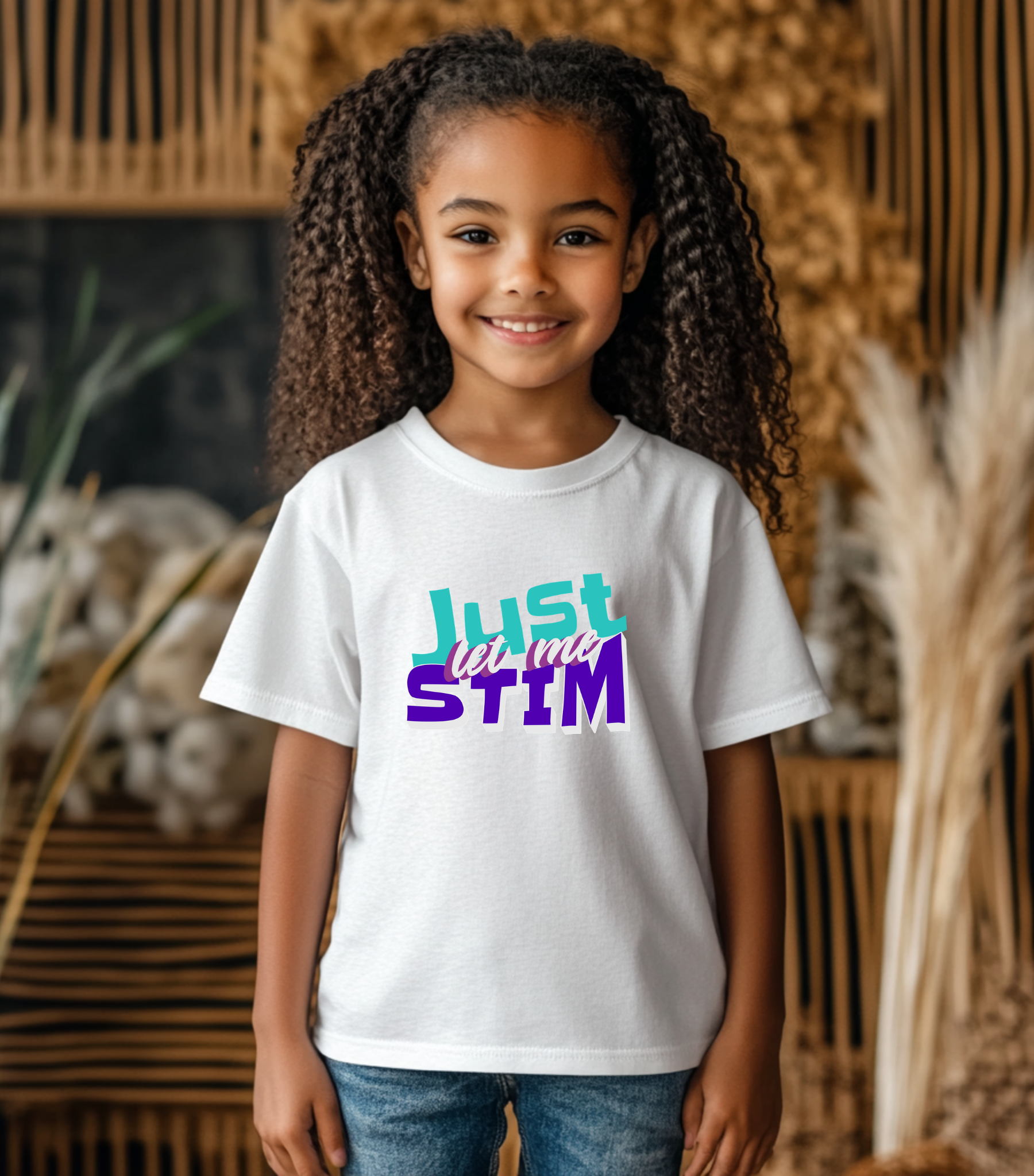 Just let me stim Kids T-Shirt