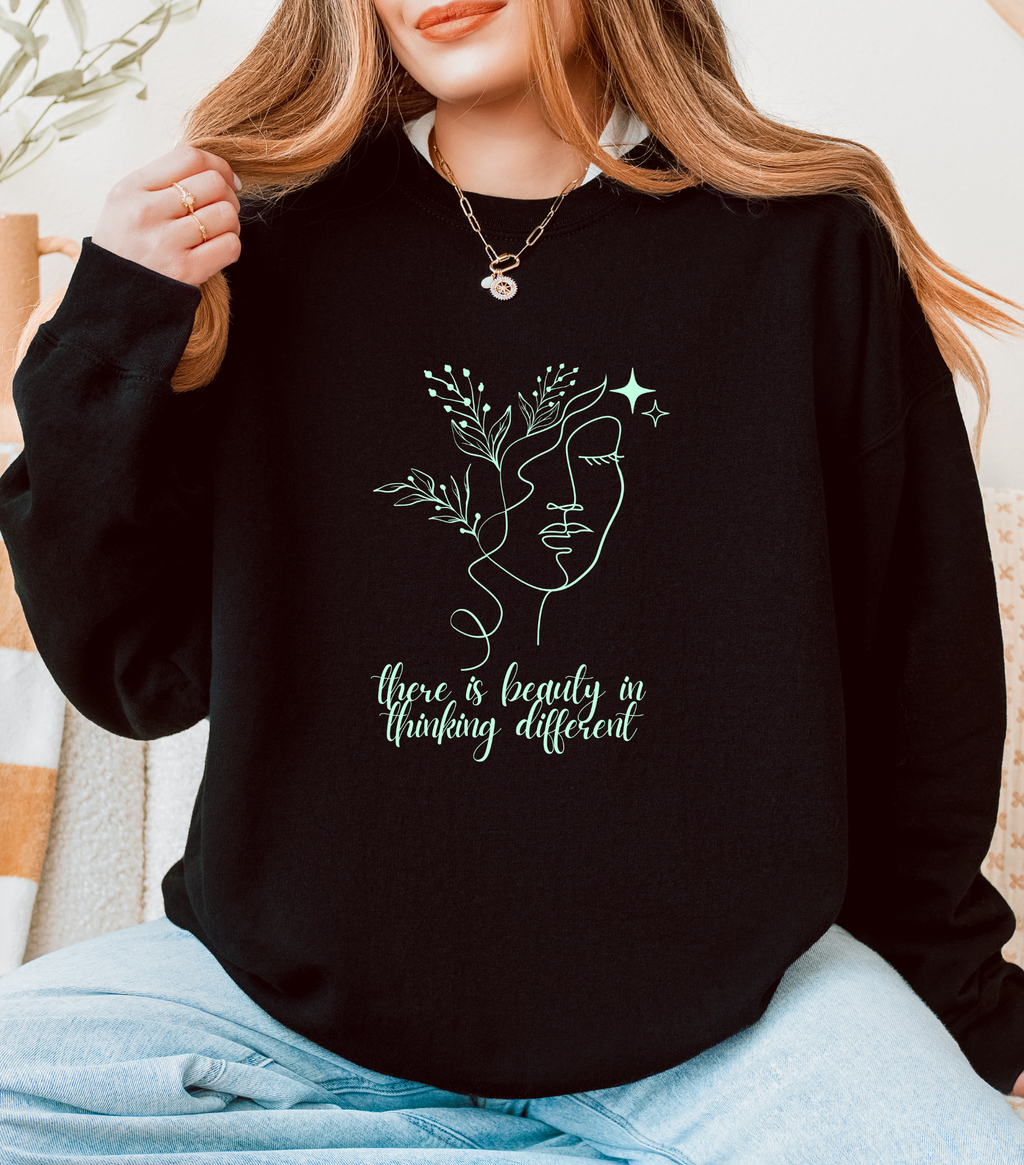 Beauty in Thinking Different Sweatshirt